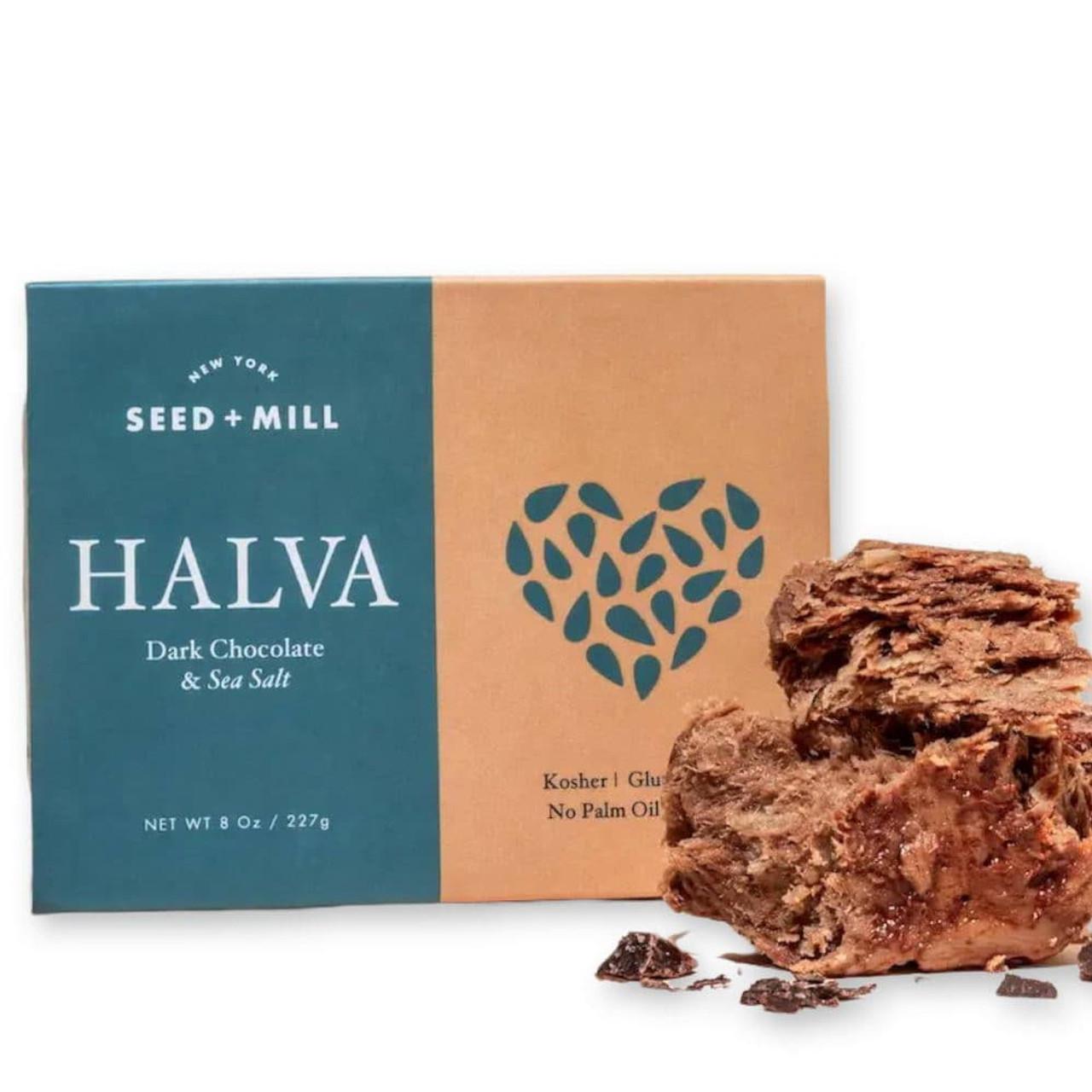 Seed + Mill - Dark Chocolate & Sea Salt Halva (8OZ).