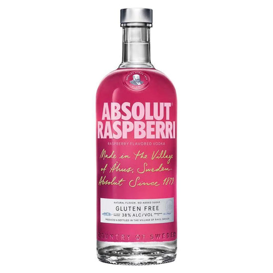 Absolut Vodka - 'Raspberry' Vodka (750ML).