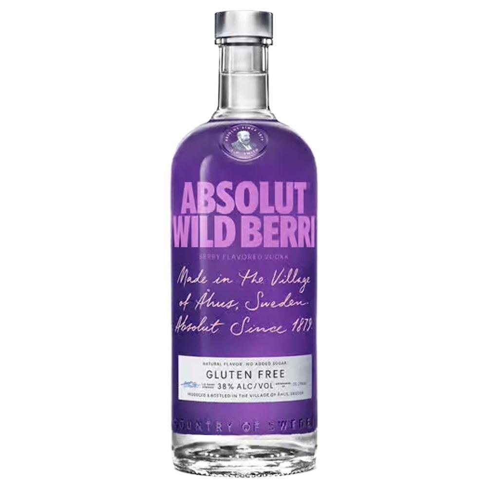 Absolut Vodka - 'Wild Berry' Vodka (750ML).