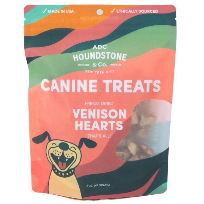 ADC Houndstone & Co. - 'Venison Hearts' Dog Treats (2OZ).