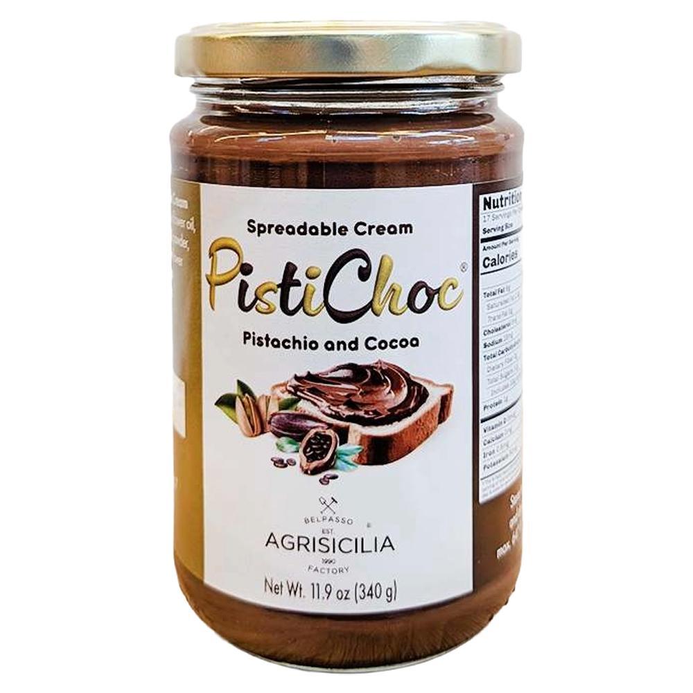 Agrisicilia - 'PistiChoc' Pistachio and Cocoa Spread (11.9OZ)