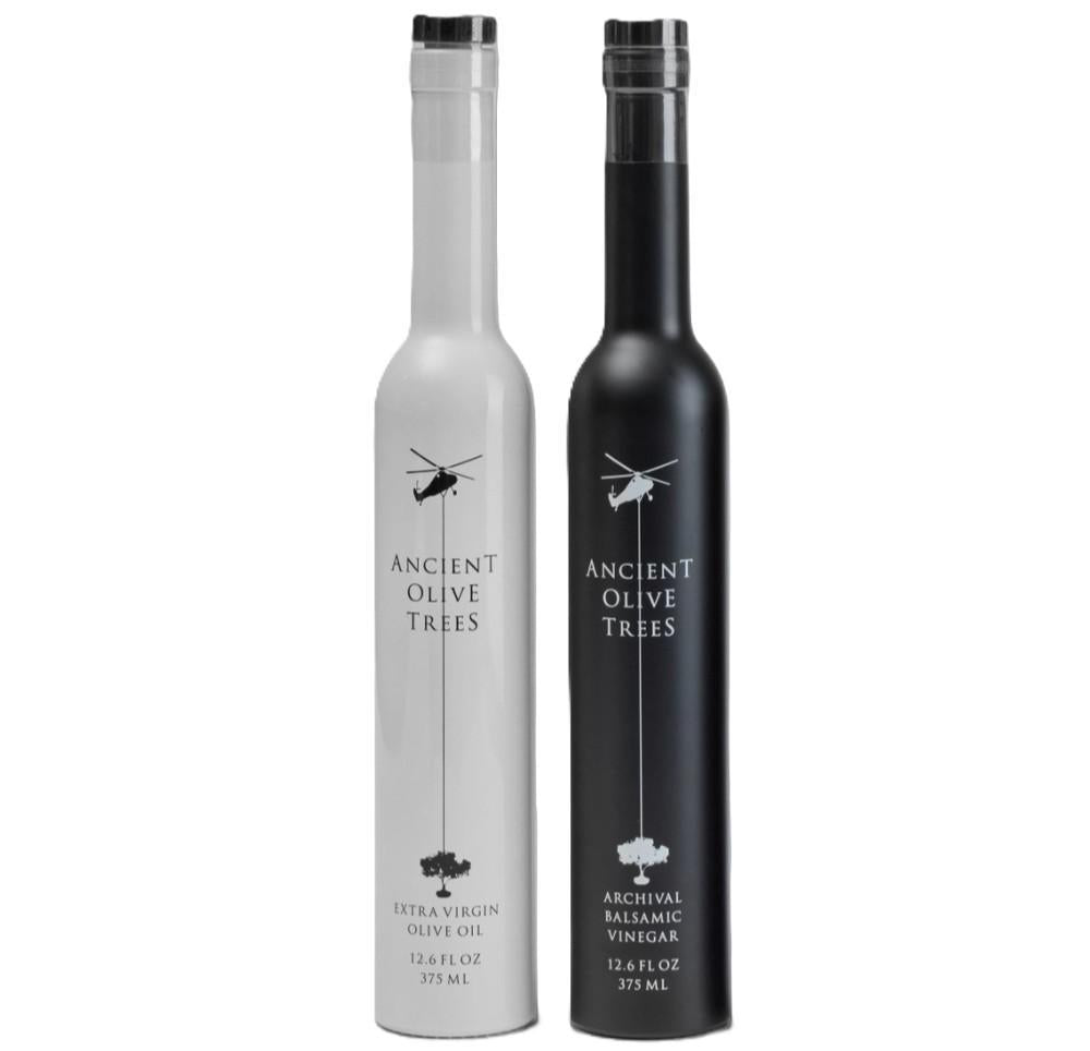 Ancient Olive Trees - Olive Oil & Balsamic Vinegar Gift Set (2x375ML).