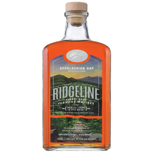 Appalachian Cap Distillery - 'Ridgeline' Barrel-Aged Vermont Whiskey (750ML).