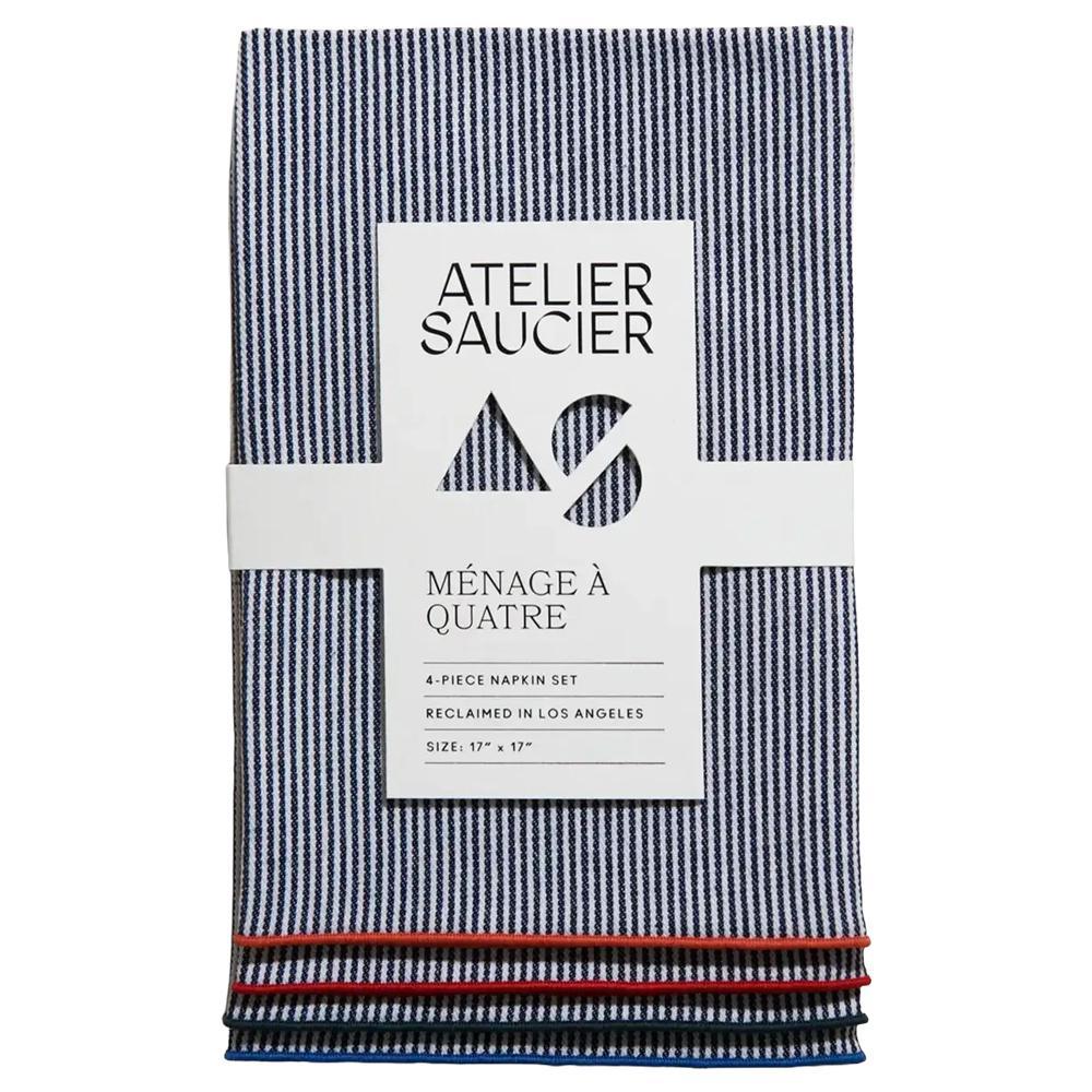 Atelier Saucier - 'Americana Stripe' Napkins (4CT).