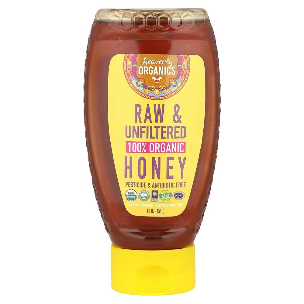 Heavenly Organics - 'Raw & Unfiltered' Organic Honey (16OZ)