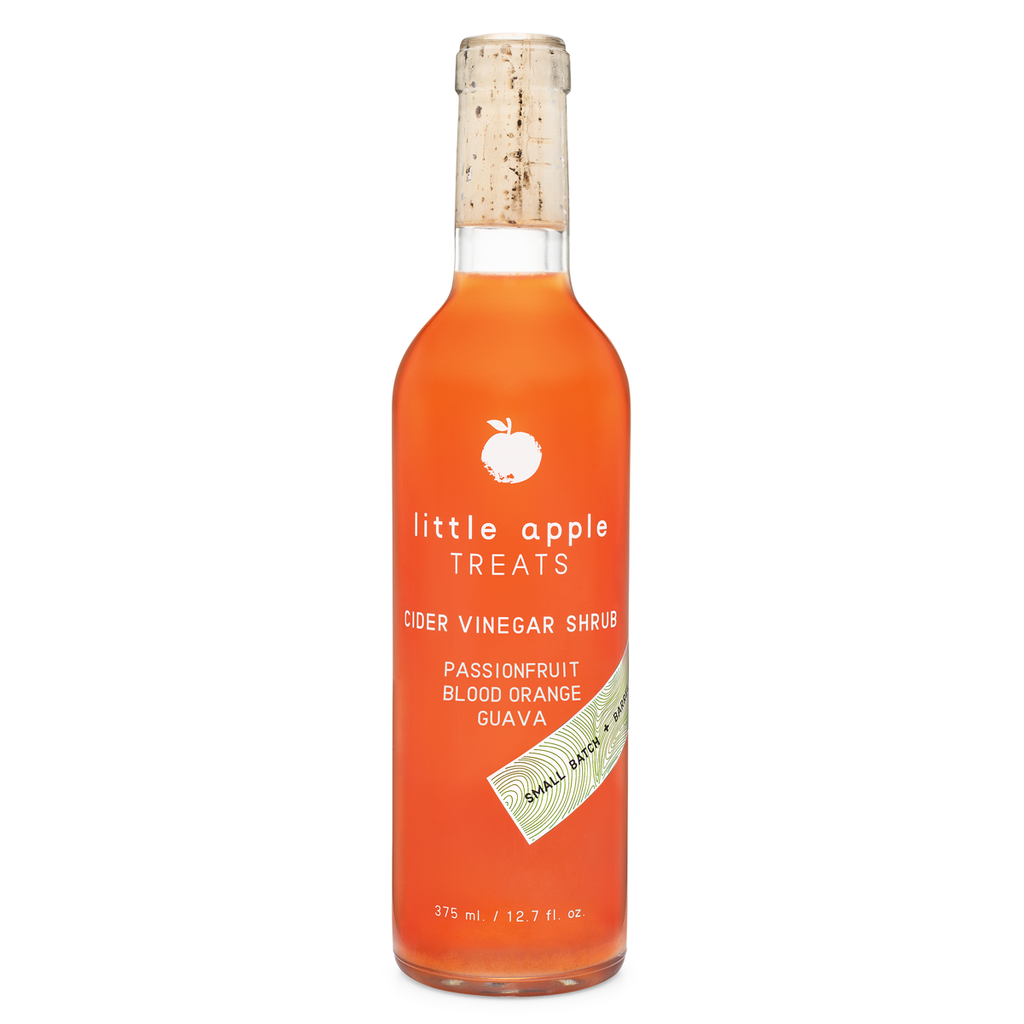 Little Apple Treats - Passionfruit, Blood Orange & Guava Shrub (375ML).