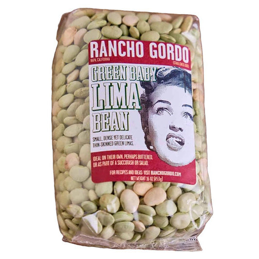Rancho Gordo - 'Green Baby Lima' Heirloom Beans (16OZ).