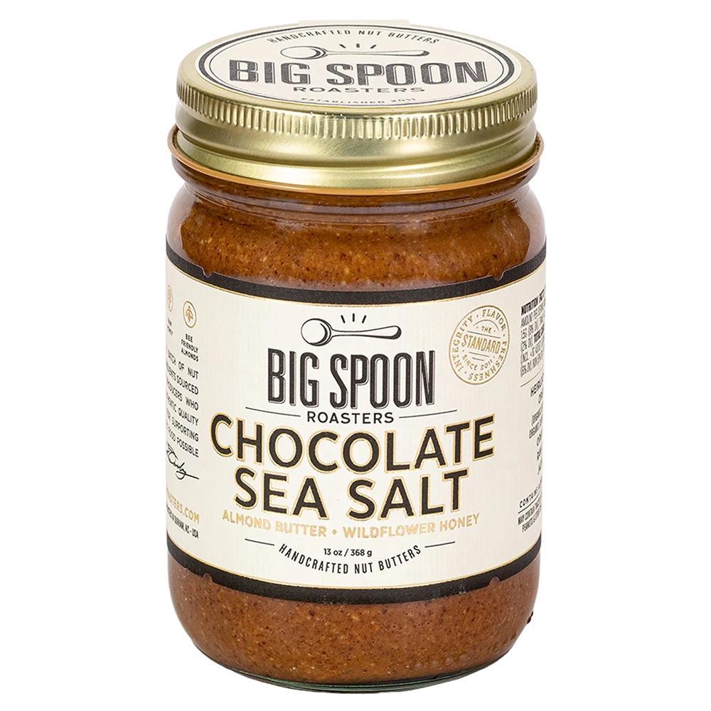 Big Spoon Roasters - 'Chocolate Sea Salt' Almond Nut Butter (13OZ).
