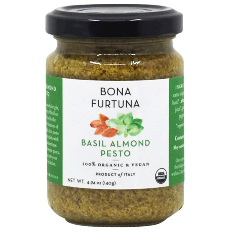 Bona Furtuna - 'Basil Almond' Organic Pesto (140G).