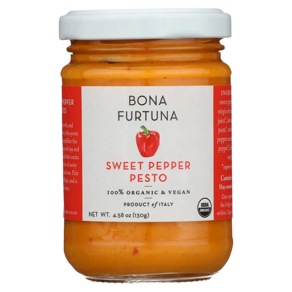 Bona Furtuna - 'Sweet Pepper' Organic Pesto (130G).