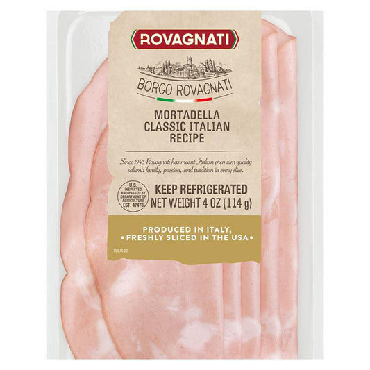 Rovagnati - 'Classic' Pre-Sliced Mortadella (3OZ).