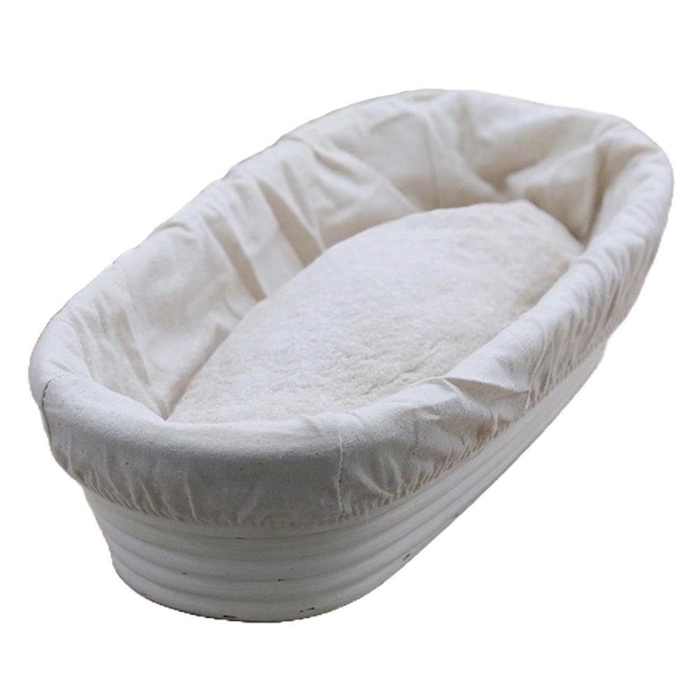 Breadtopia - Oblong Proofing Basket w/ Liner.