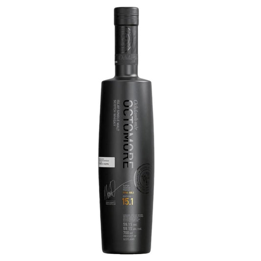 Bruichladdich Distillery - 'Octomore 15.1' Super Heavily Peated Islay Scotch (700ML).