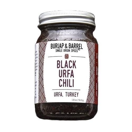 Burlap & Barrel - Black Urfa Chili Flakes (1.8OZ).