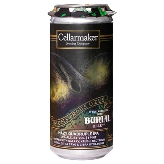 Cellarmaker Brewing Co. - 'Monstrous Oils' Hazy Quadruple IPA (16OZ)