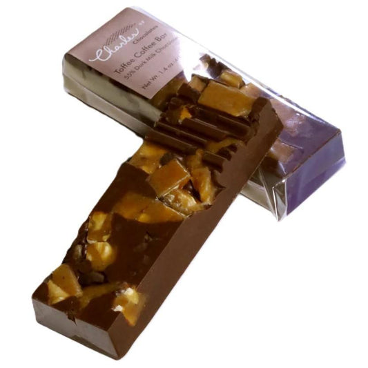 Charles Chocolates - 'Toffee Coffee' Mini Chocolate Bar (1.4OZ).