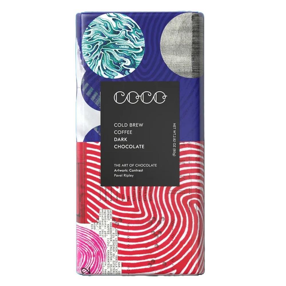 COCO Chocolatier - 'Cold Brew Coffee' Dark Chocolate (80G).