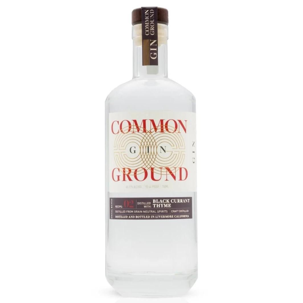 Common Ground Spirits - Black Currant & Thyme Gin (750ML).