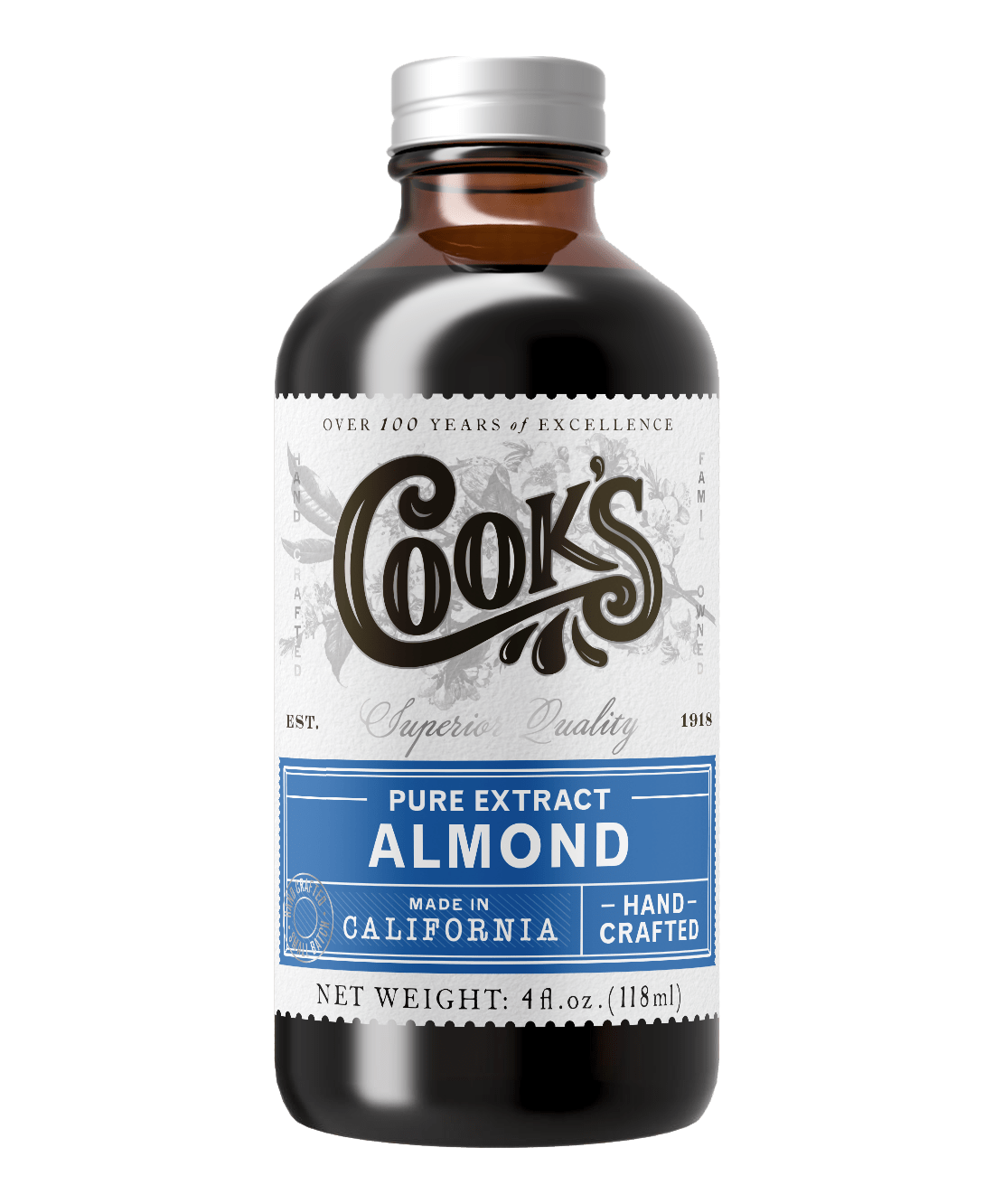 Cook's - Pure Almond Extract (4OZ).