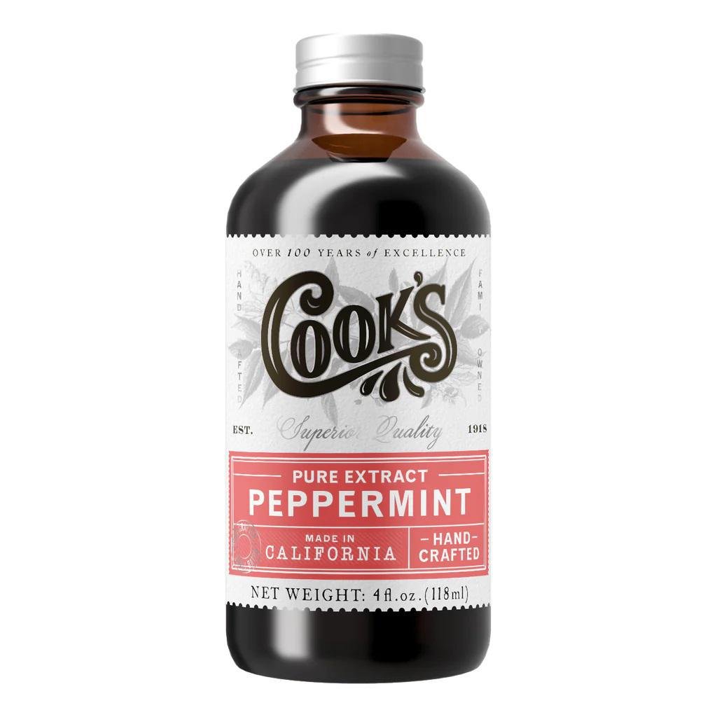 Cook's - Pure Peppermint Extract (4OZ).