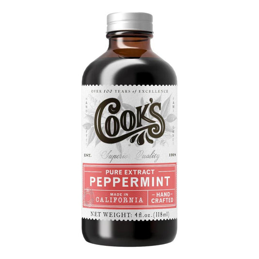 Cook's - Pure Peppermint Extract (4OZ).