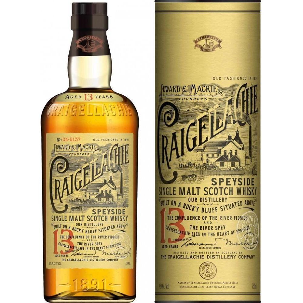 Craigellachie Distillery - 13yr Speyside Single Malt Scotch (750ML).