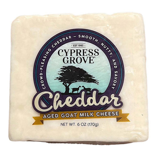 Cypress Grove Creamery - 'Cheddar' Aged Goat Milk Cheese (6OZ)
