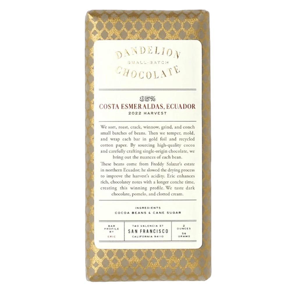 Dandelion Chocolate - Costa Esmeraldas, Ecuador (2OZ | 85%).