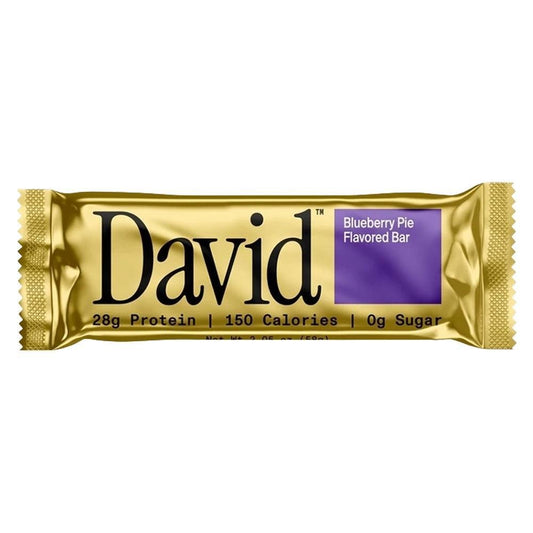 David Protein - 'Blueberry Pie' Protein Bar (28G)