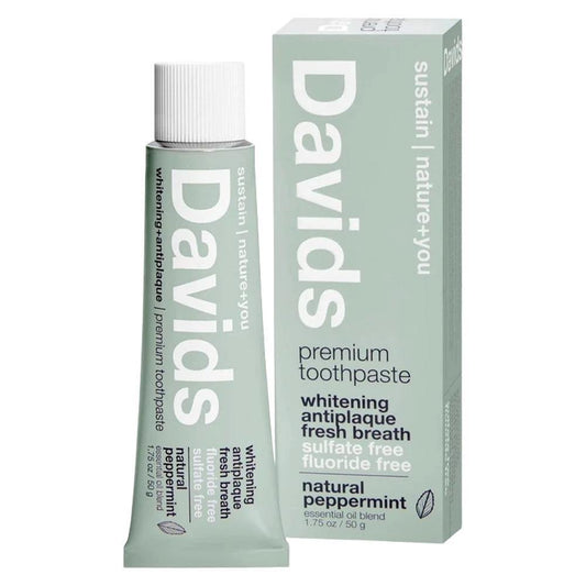 Davids - 'Peppermint' Premium Toothpaste (5.25OZ).