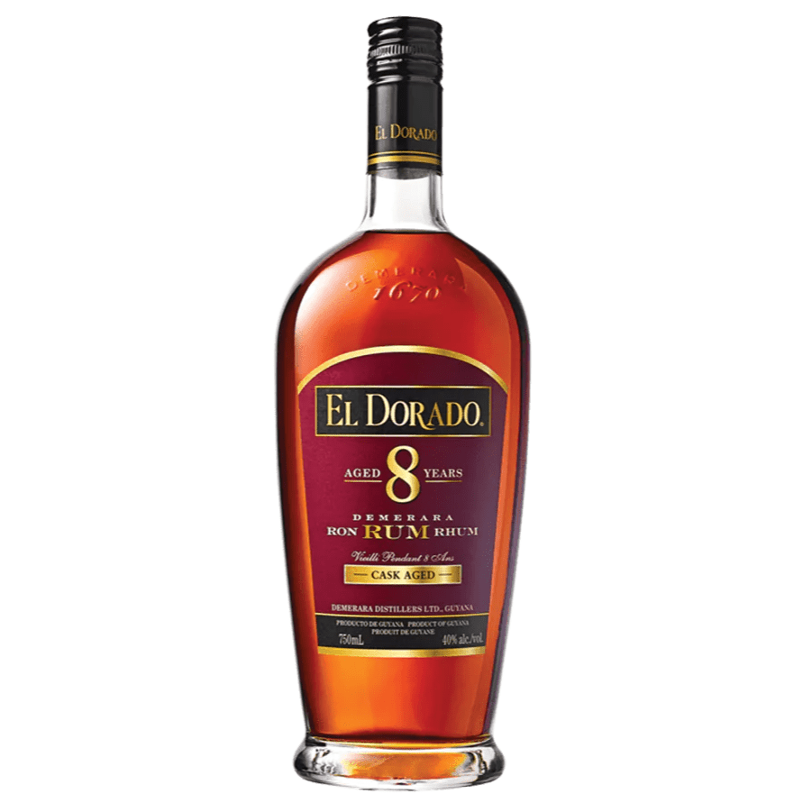 Demerara Distillers - 'El Dorado' 8yr Guyana Rum (750ML).
