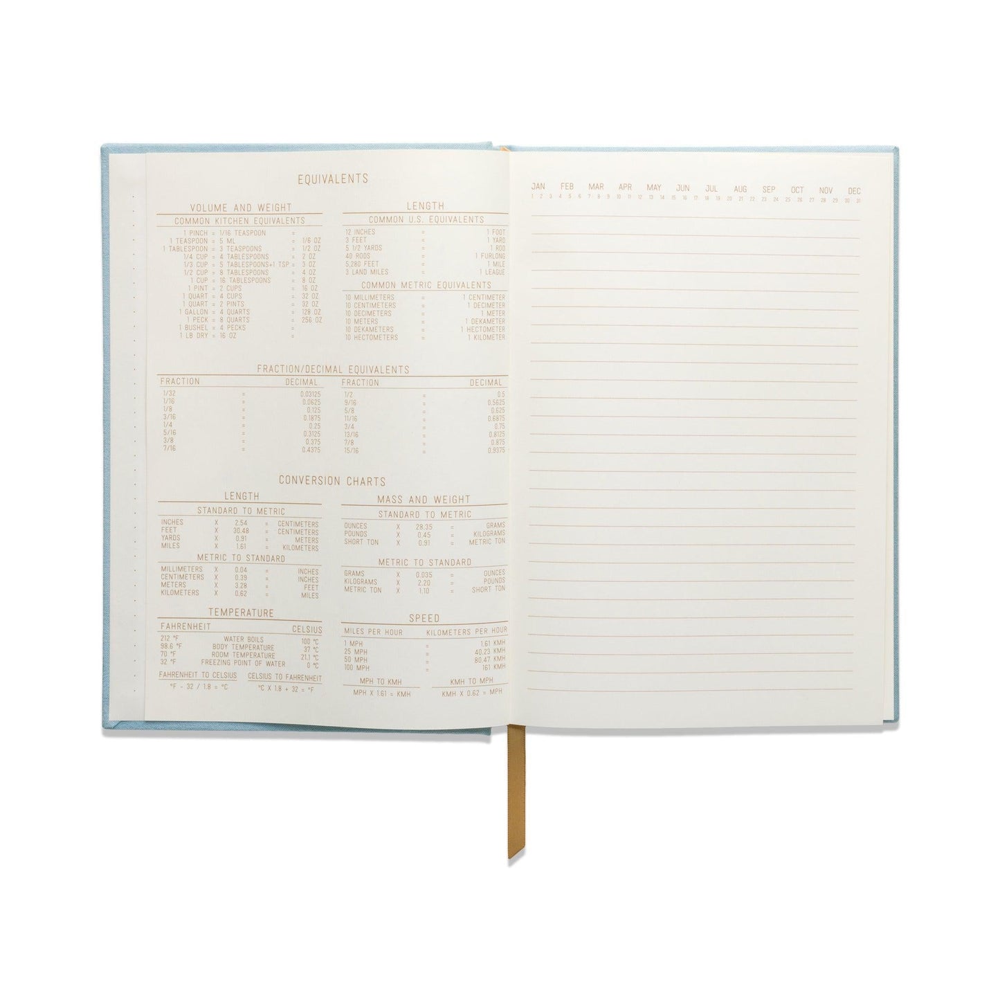 Designworks Ink - 'Arch Dot Blue' Suede Cloth Journal w/ Pocket Notes.