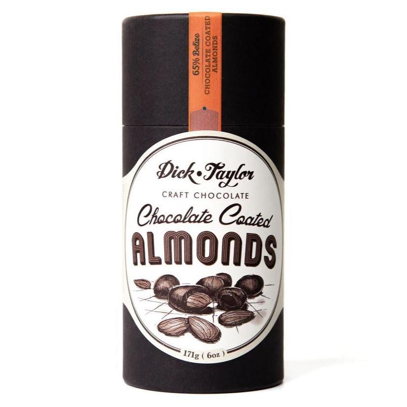 Dick Taylor Craft Chocolate - Chocolate Coated Almonds (6OZ).