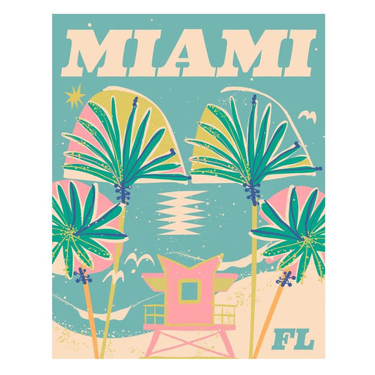 Daniella Manini - 'Miami' Print (8"x10").