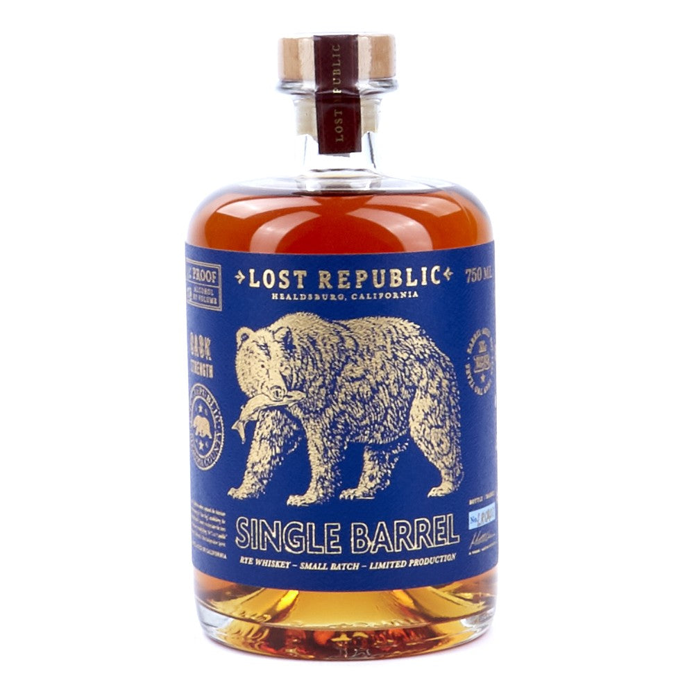 Lost Republic - Single-Barrel Cask-Strength Rye (750ML).