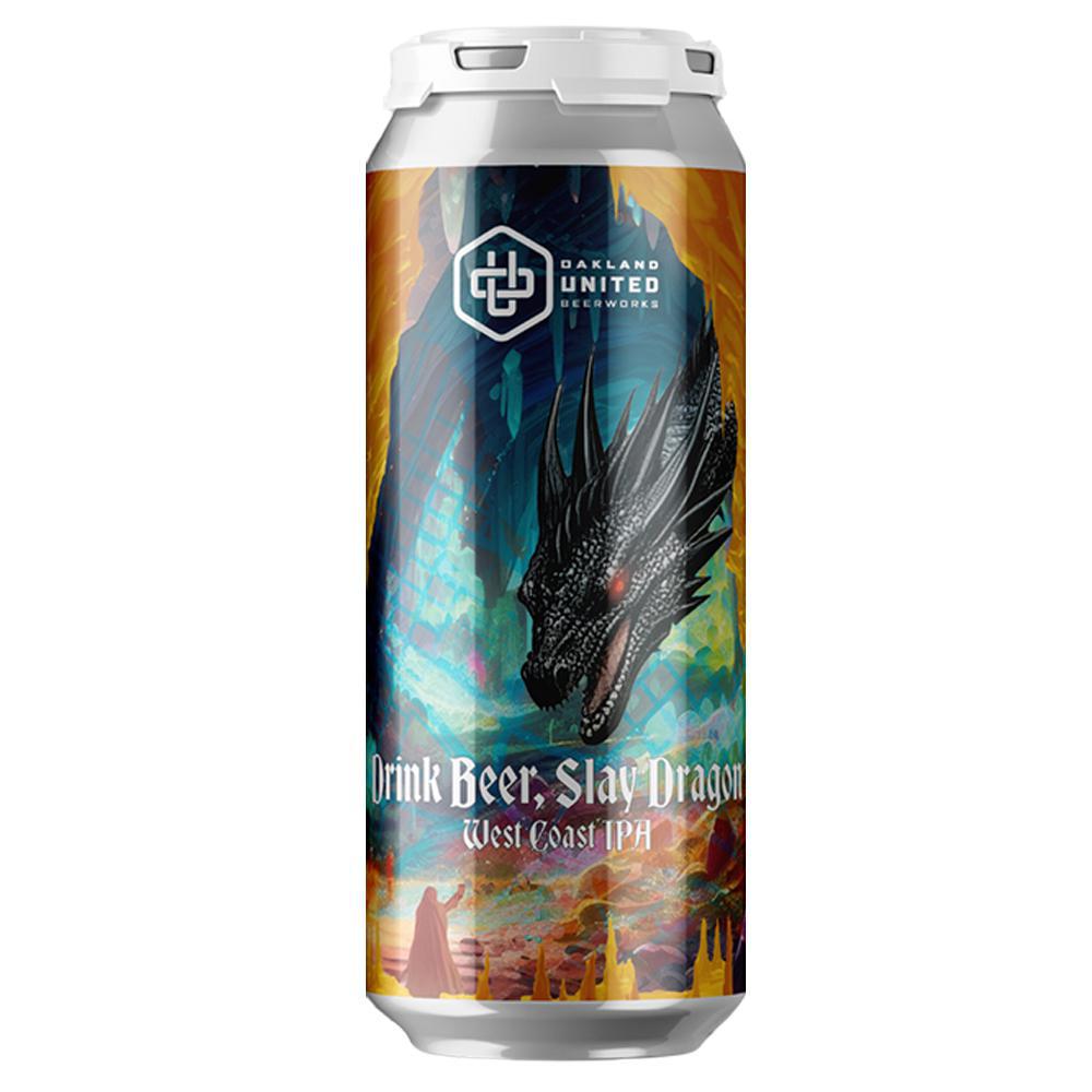 Oakland United Beerworks - 'Drink Beer, Slay Dragon' West Coast IPA (16OZ).