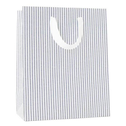 Sugar Paper - 'Blue Ticking Stripe' Gift Bag (1CT).