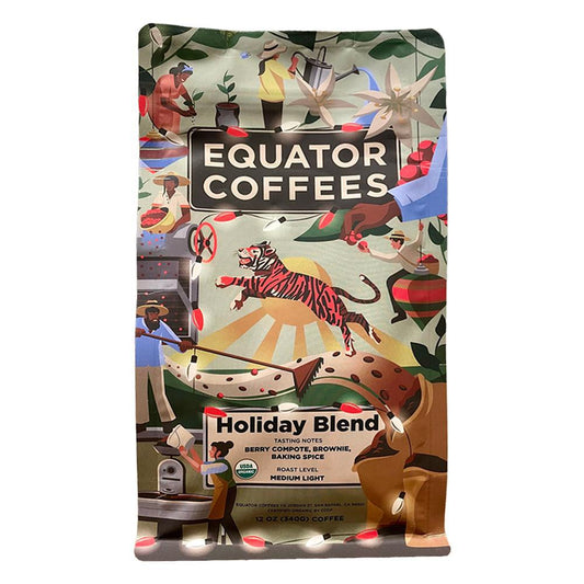 Equator Coffees - 'Holiday Blend' Coffee Beans (12OZ).