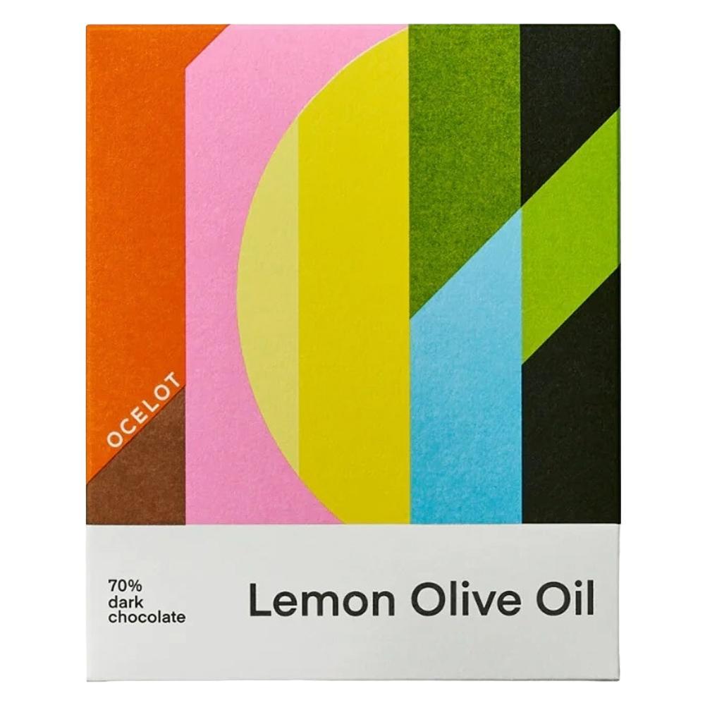 Ocelot Chocolate - 'Lemon Olive Oil' Dark Chocolate Bar (70% | 70G)
