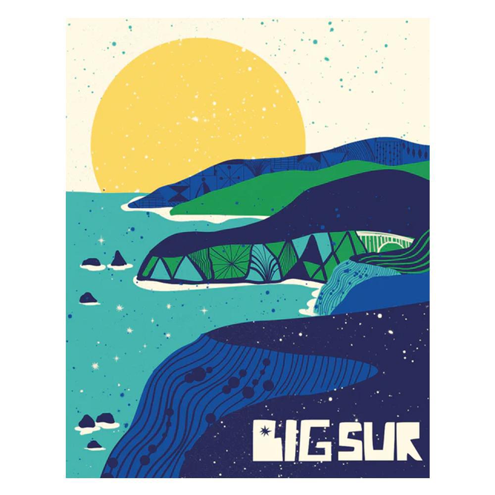 Daniella Manini - 'Big Sur' Print (Greenish | 8"x10").