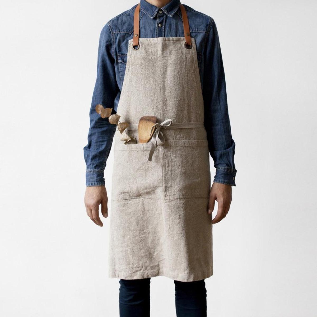 Linen Tales - Natural Luxury Apron (1CT).