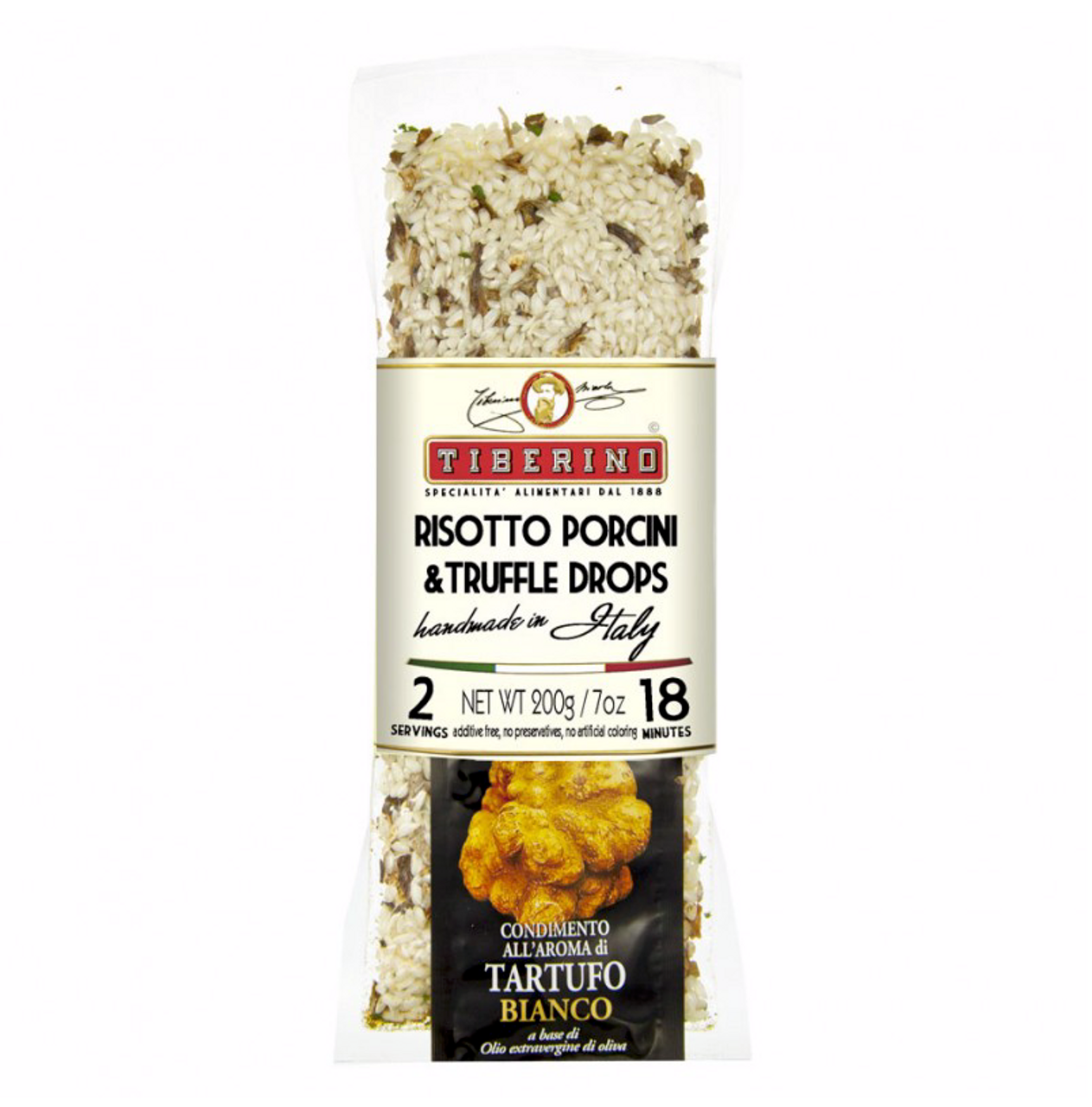 Tiberino - Risotto Carnaroli w/ Porcini & Truffle Oil (7OZ).