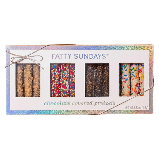 Fatty Sundays - 'Best Sellers Gift Set' Chocolate Covered Pretzels (4CT).