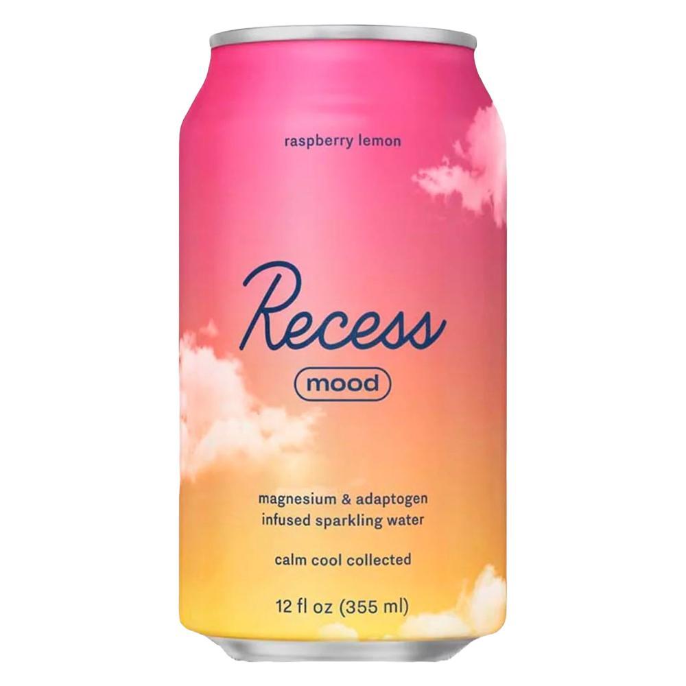 Recess - 'Raspberry Lemon' Mood Magnesium & Adaptogen Infused Sparkling Water (12OZ)