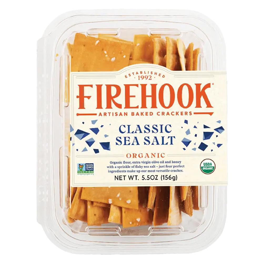 Firehook Crackers - 'Sea Salt' Mediterranean Crackers (5.5OZ).
