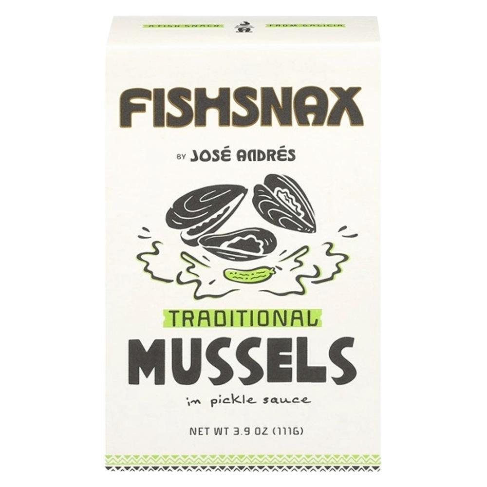 FishSnax by Jose Andres - Mussels w/ Pickle Sauce (3.9OZ)