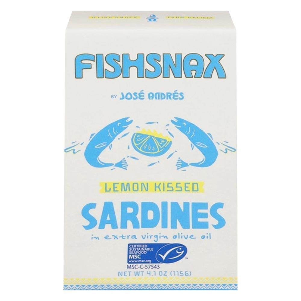 FishSnax by Jose Andres - Sardines w/ Lemon & Olive Oil (4.01OZ)