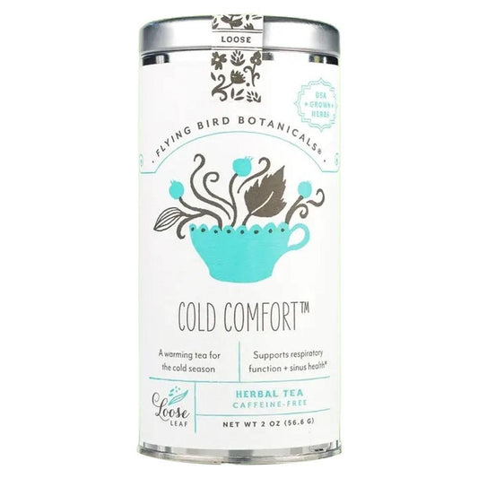 Flying Bird Botanicals - 'Cold Comfort' Herbal Tea Blend (6CT).
