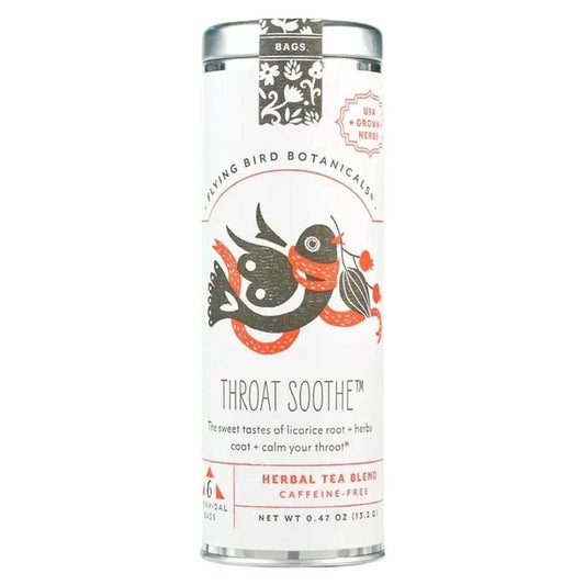 Flying Bird Botanicals - 'Throat Soothe' Herbal Tea Blend (6CT)