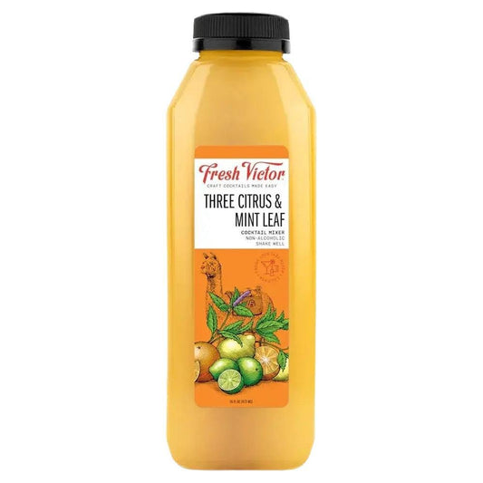 Fresh Victor - 'Three Citrus & Mint Leaf' Cocktail Mixer (16OZ).